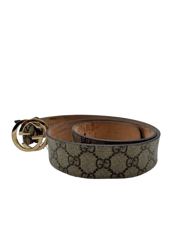 GUCCI - INTERLOCKING EBANO BELT - Image 8